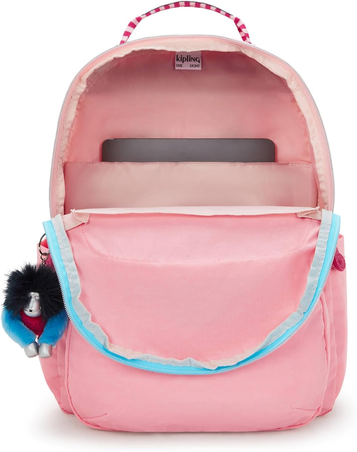 coral leather backpack Seoul Large 15" Laptop Backpack Coral Sea C
