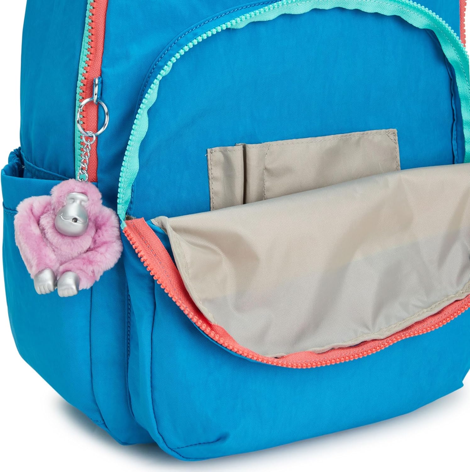 Kipling Seoul Large 15" Laptop Backpack Azure Sky Shade Kipling Seoul Large 15" Laptop Backpack Azure Sky Shade