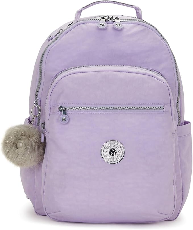 Kipling Seoul Large 15" Laptop Backpack Bridal Lavender