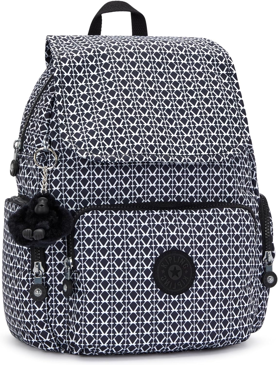 Kipling City Zip Small Backpack Signature Print