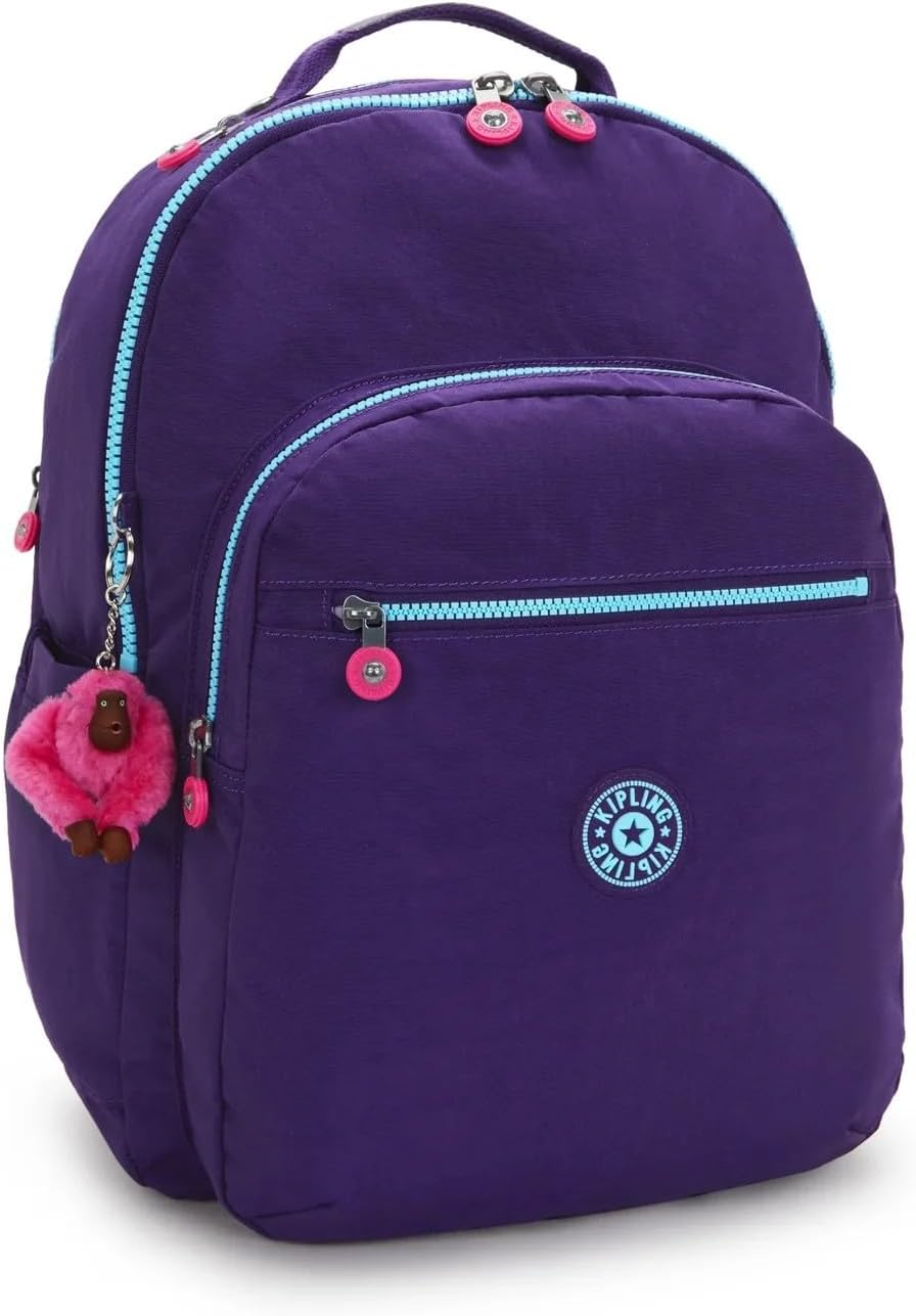 Kipling Seoul Extra Large 17" Laptop Backpack VIP Purple
