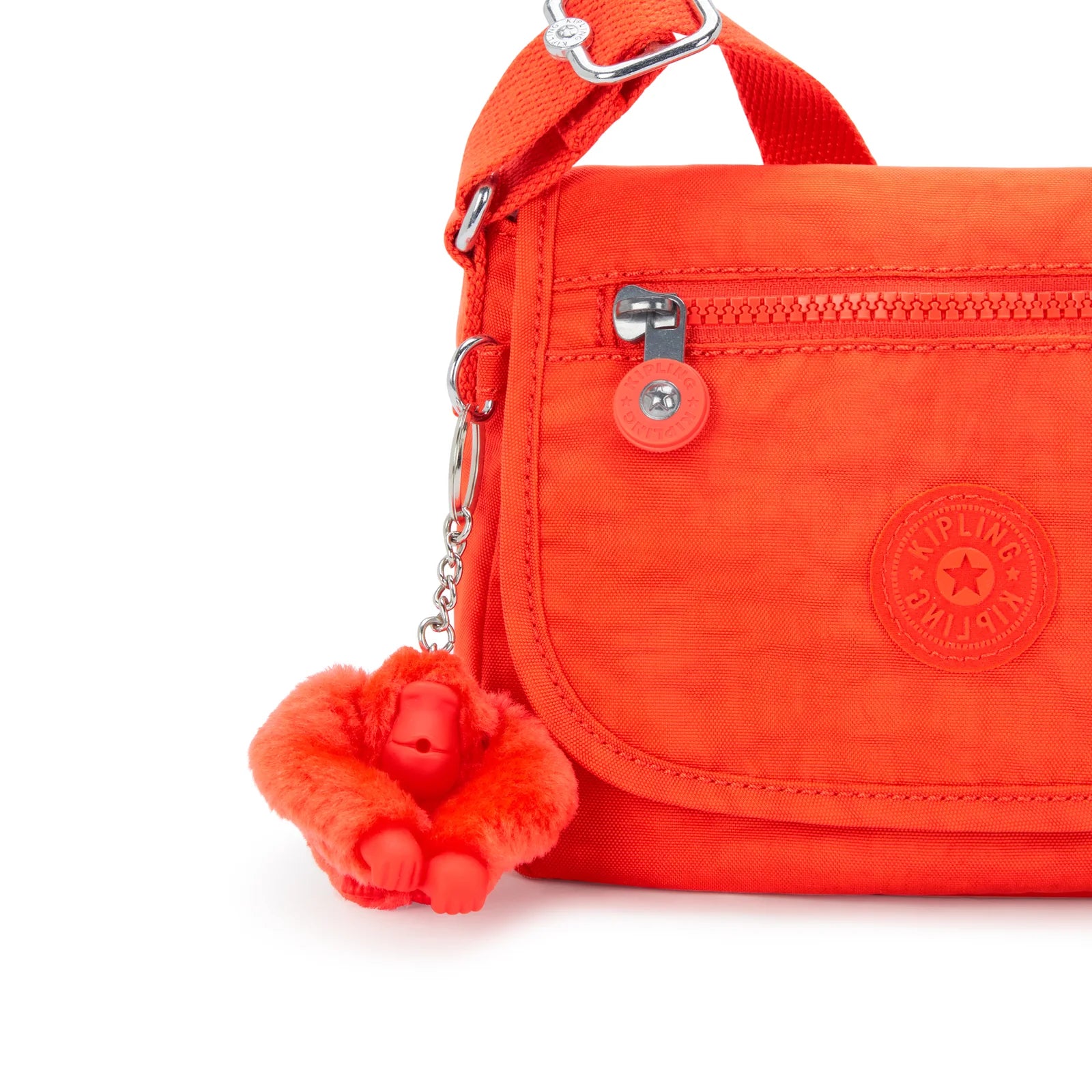 Kipling Sabian Crossbody Mini Bag - Open Orange