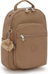 Kipling Seoul Small  Nylon Tablet Backpack Early Tan
