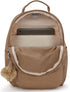 Kipling Seoul Small  Nylon Tablet Backpack Early Tan