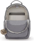 Kipling Seoul Small  Nylon Tablet Backpack Inviting Grey