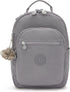 Kipling Seoul Small  Nylon Tablet Backpack Inviting Grey