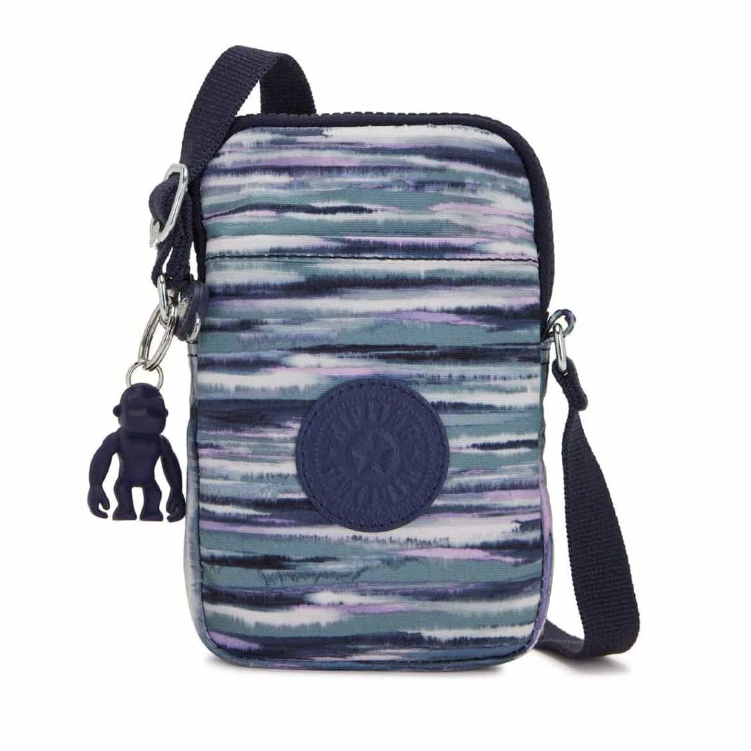 Kipling Tally Printed Crossbody Phone Bag - Brush Stripes