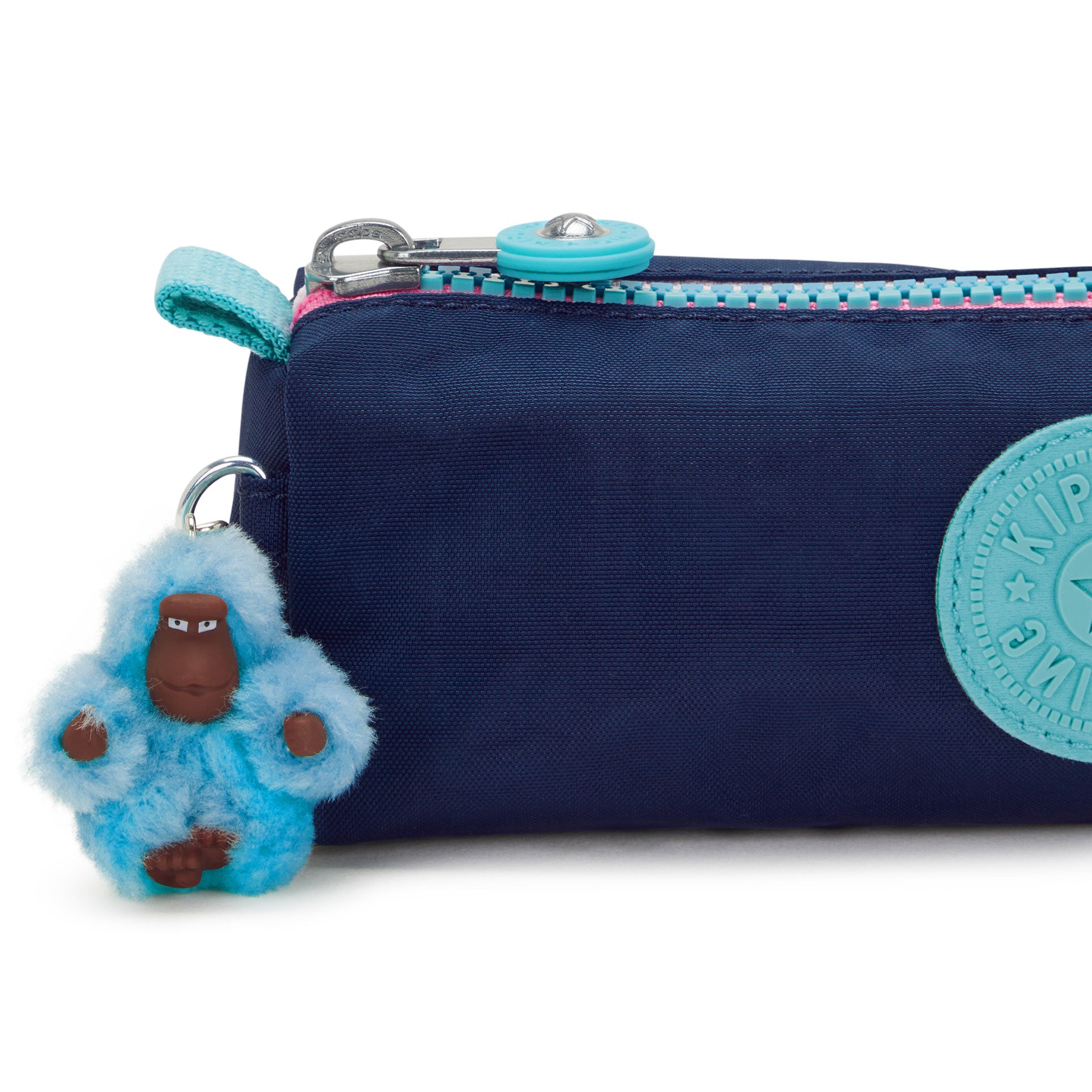 Kipling Freedom Pen Case Cosmetic Bag Resort Navy