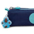 Kipling Freedom Pen Case Cosmetic Bag Resort Navy