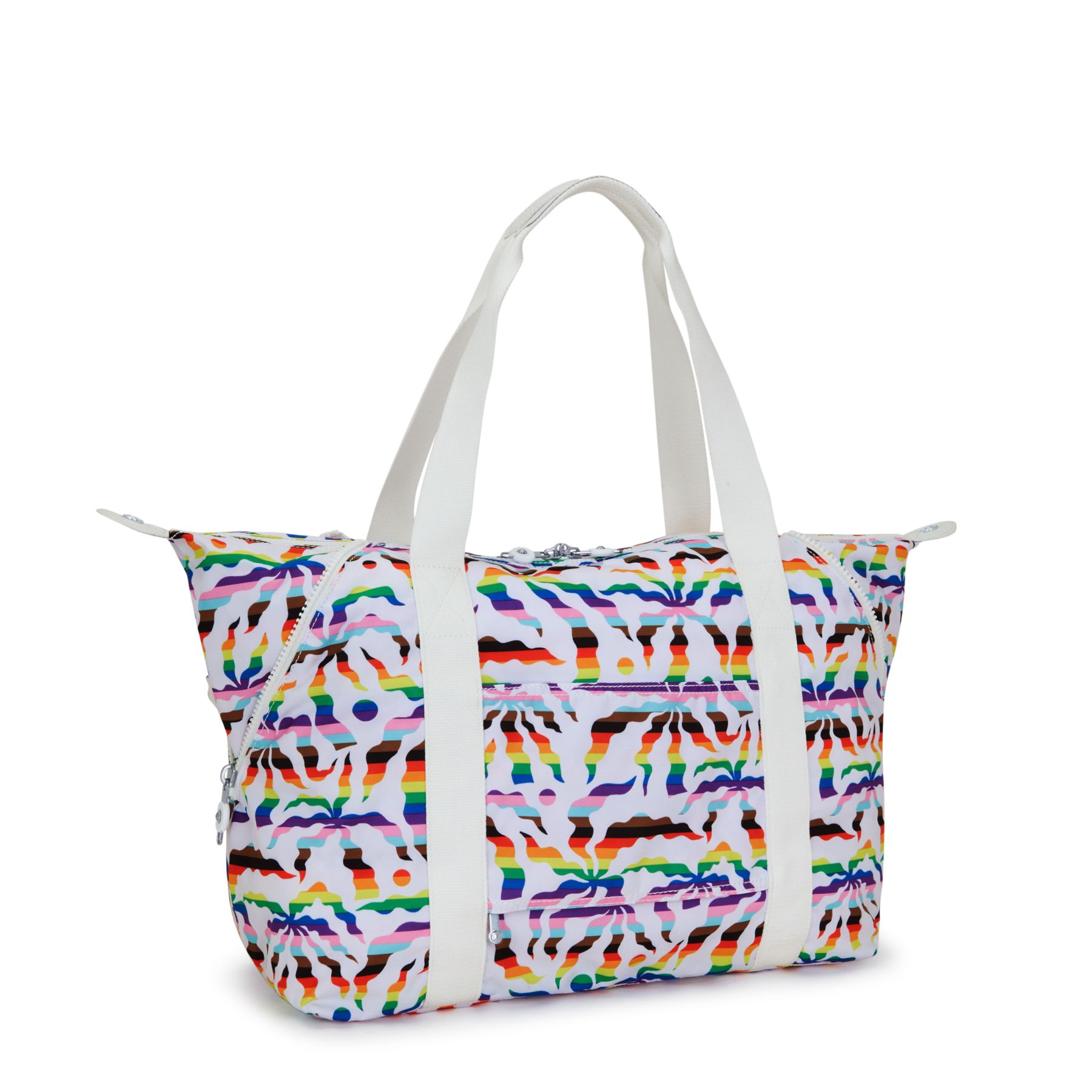 Kipling Art M Printed Tote Bag - Rainbow Palm