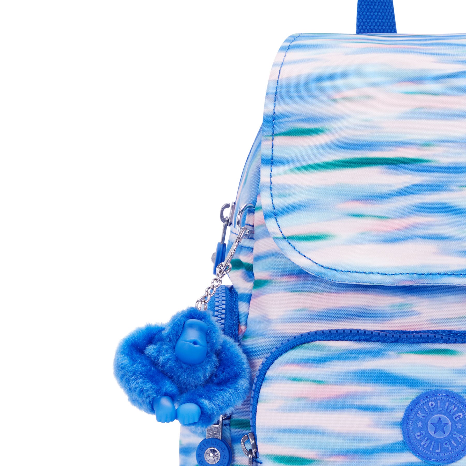 Kipling City Zip Small  Backpack Diluted Blue
