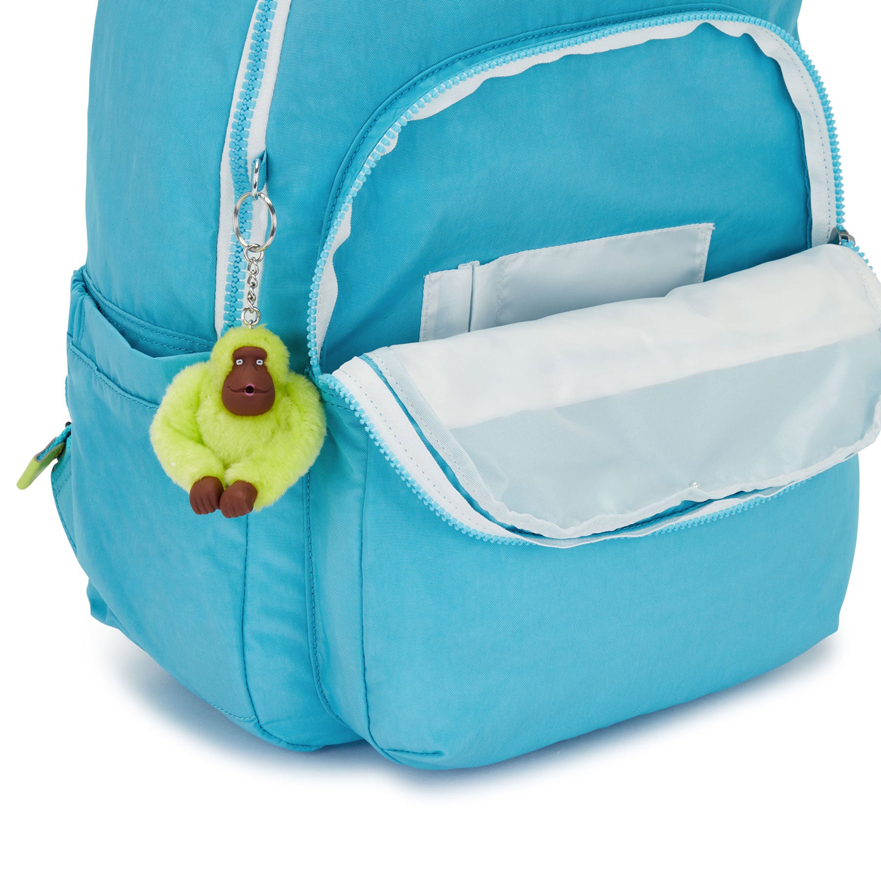 Kipling Seoul Large Nylon 15" Laptop Backpack Fresh Aqua Turquoise