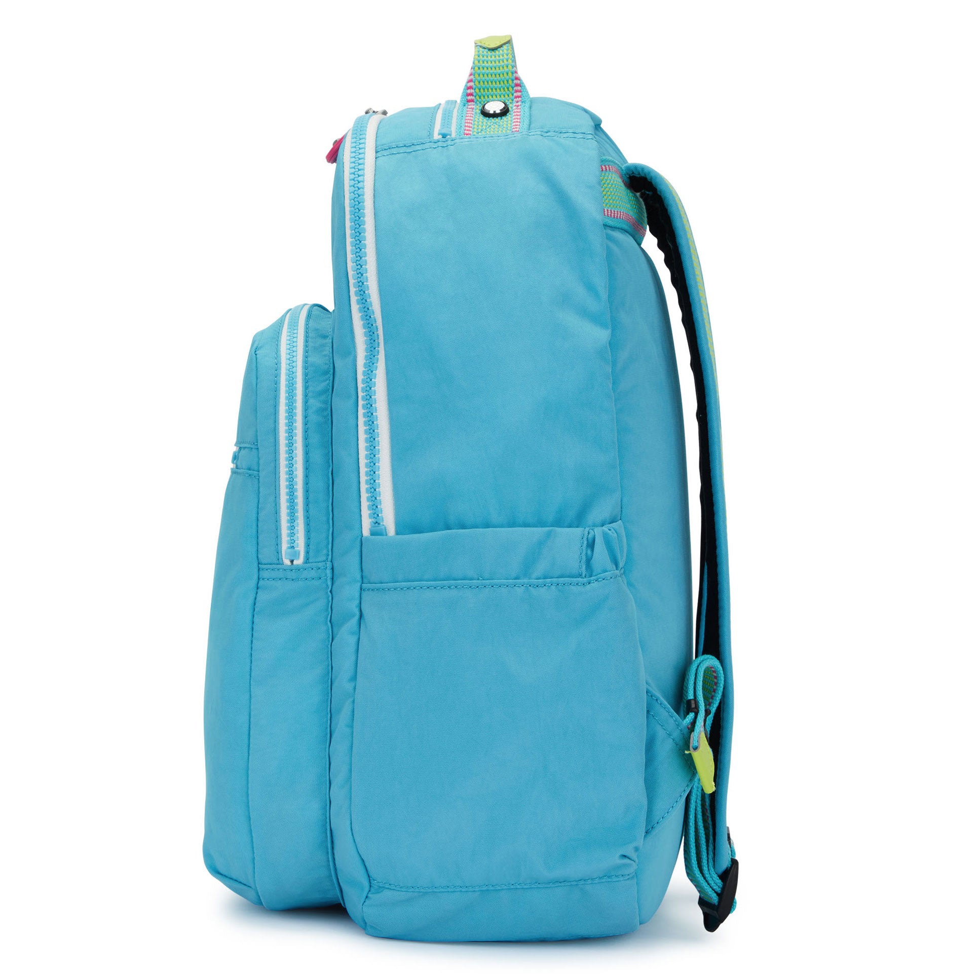Kipling Seoul Large Nylon 15" Laptop Backpack Fresh Aqua Turquoise