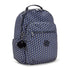 Kipling Seoul Large  Printed 15" Laptop Backpack - 3D K Blue