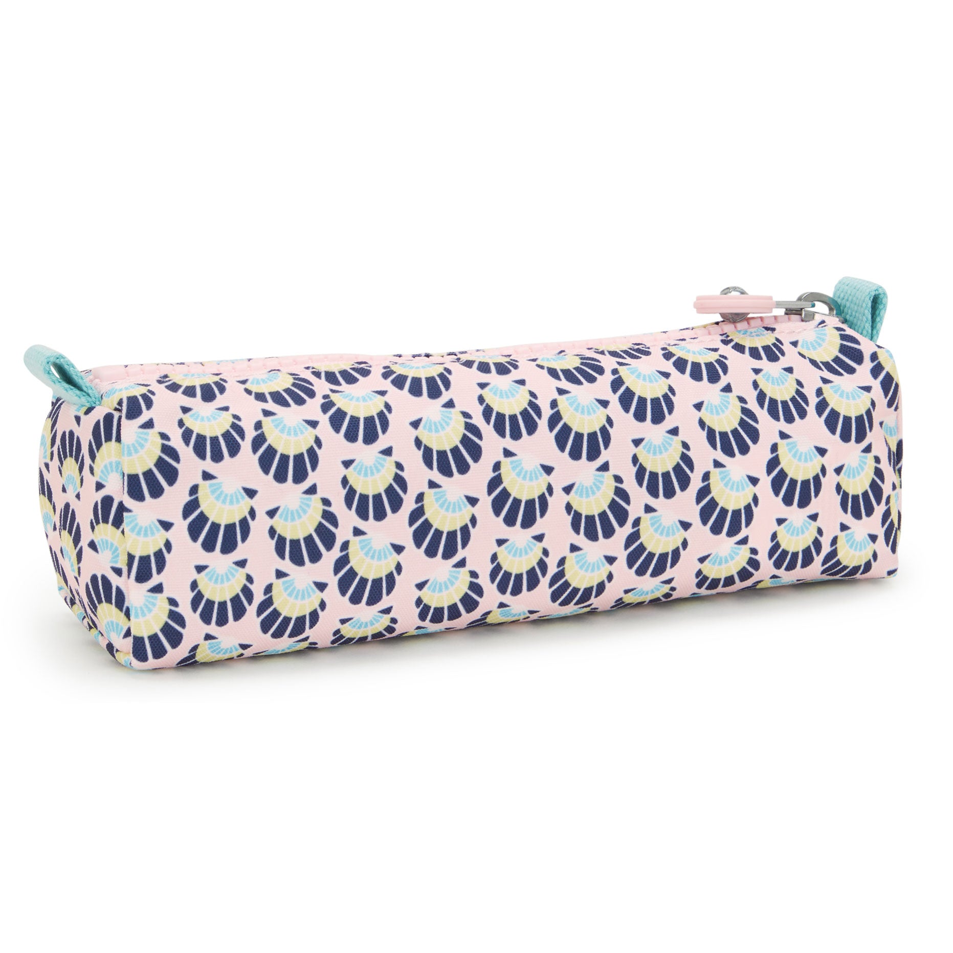 Kipling Freedom Pen Case Cosmetic Bag Geo Shell Print