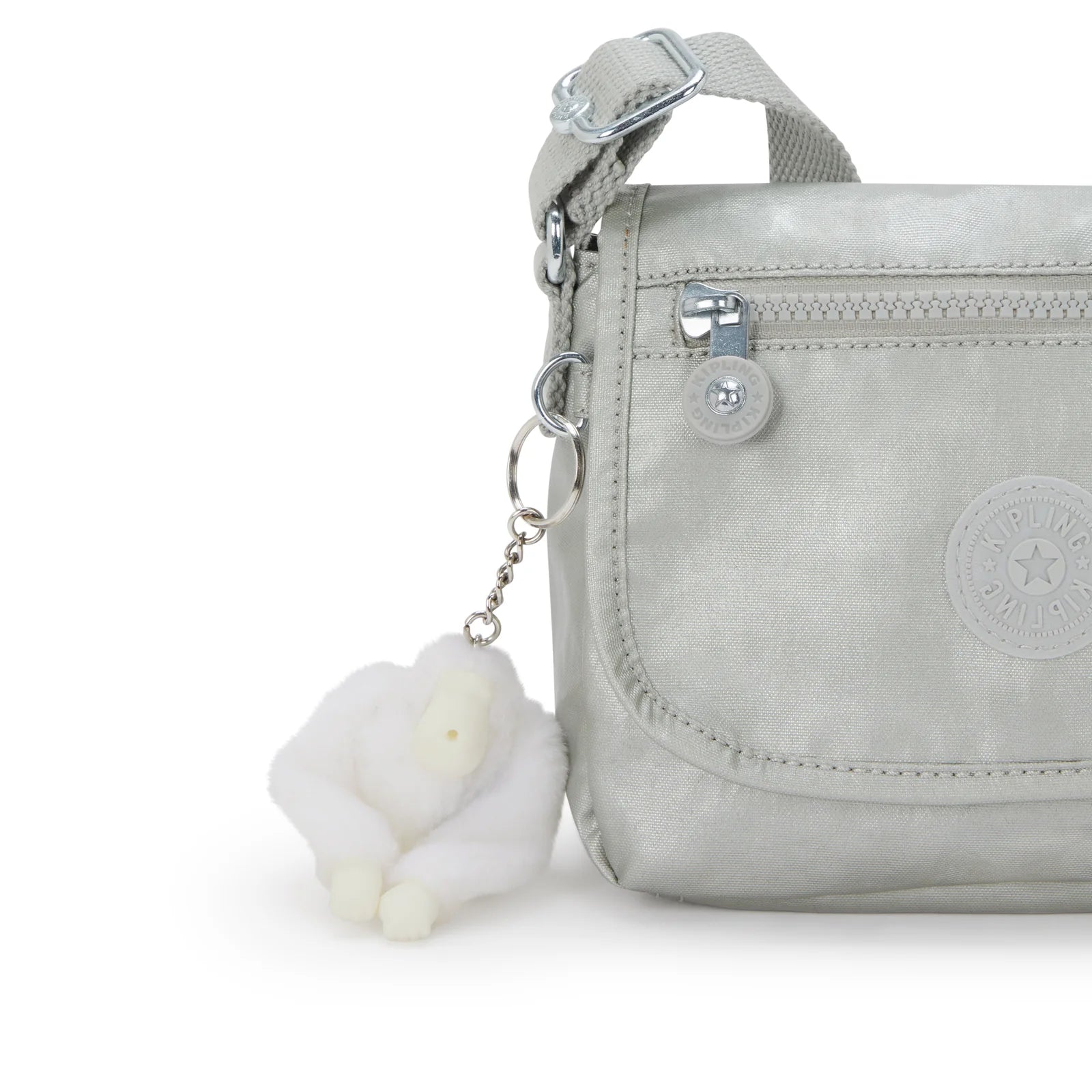Kipling Sabian Crossbody Mini Bag - New Bright Metallic