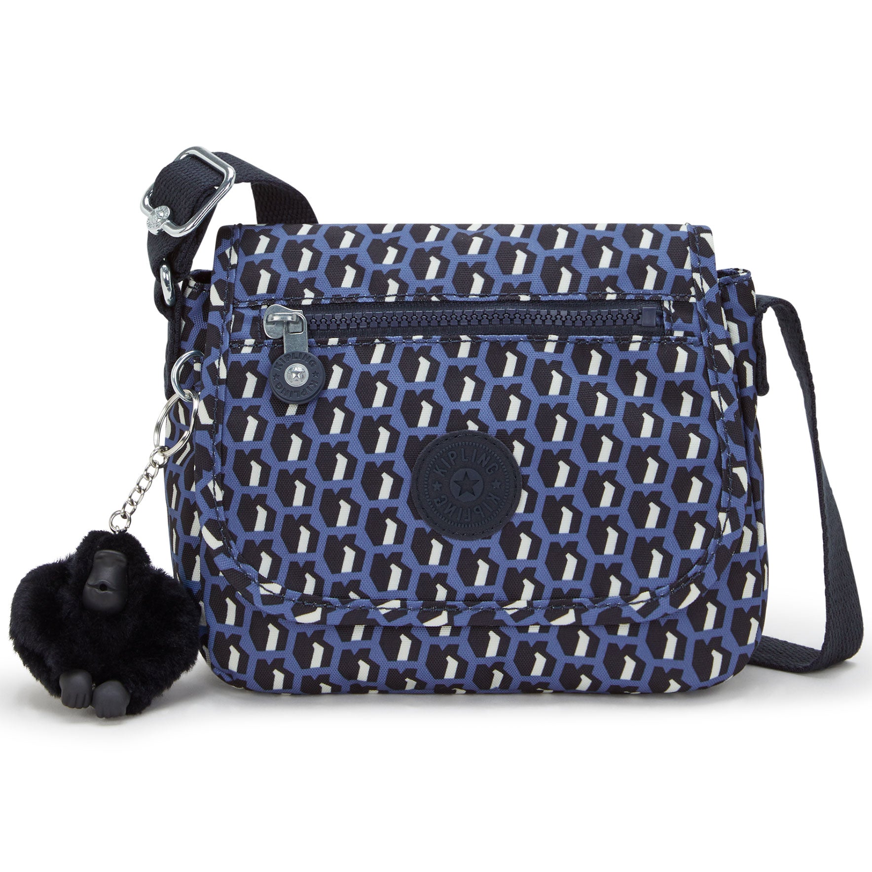 Kipling Sabian Printed Crossbody Mini Bag - 3D K Blue