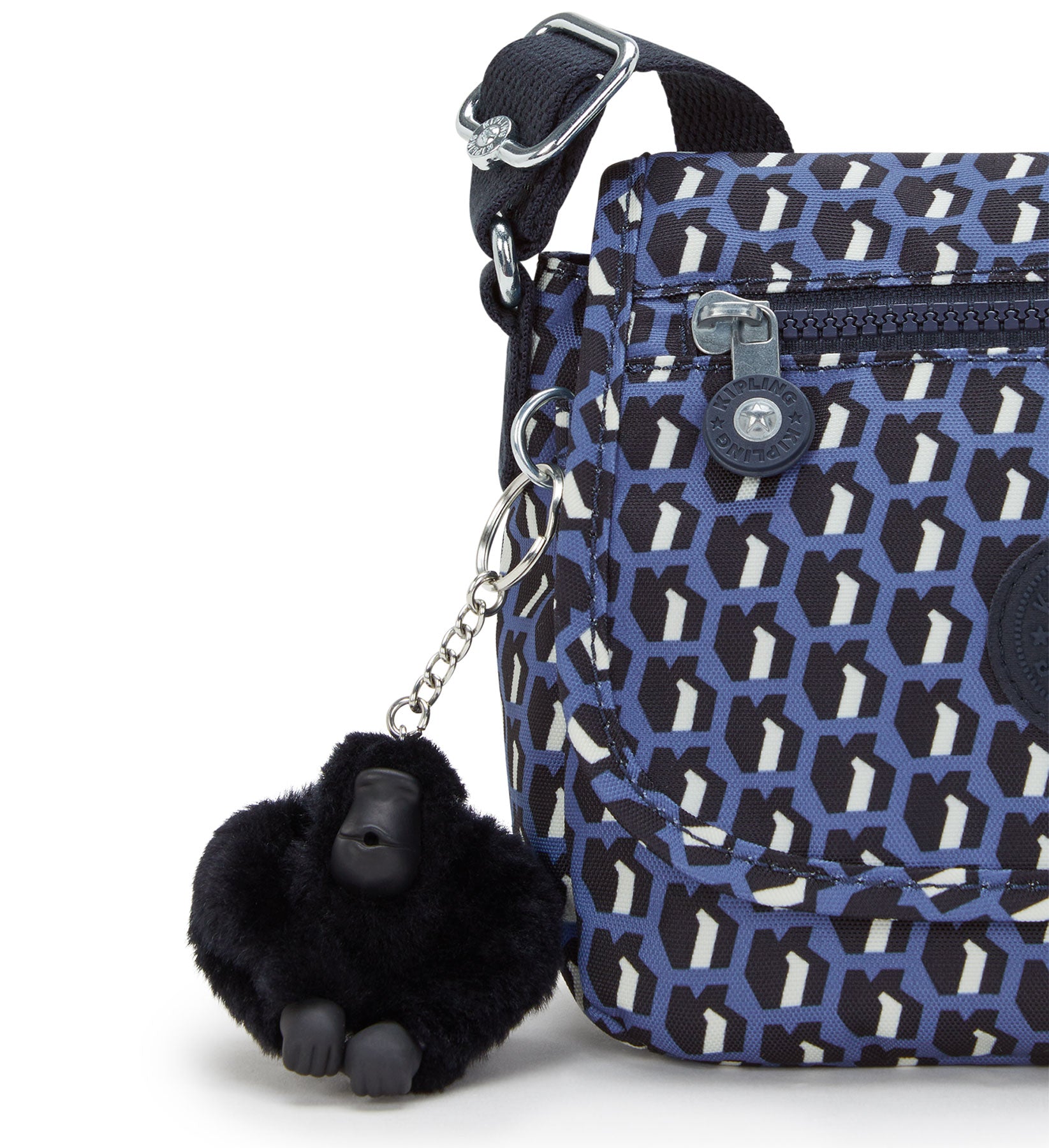 Kipling Sabian Printed Crossbody Mini Bag - 3D K Blue