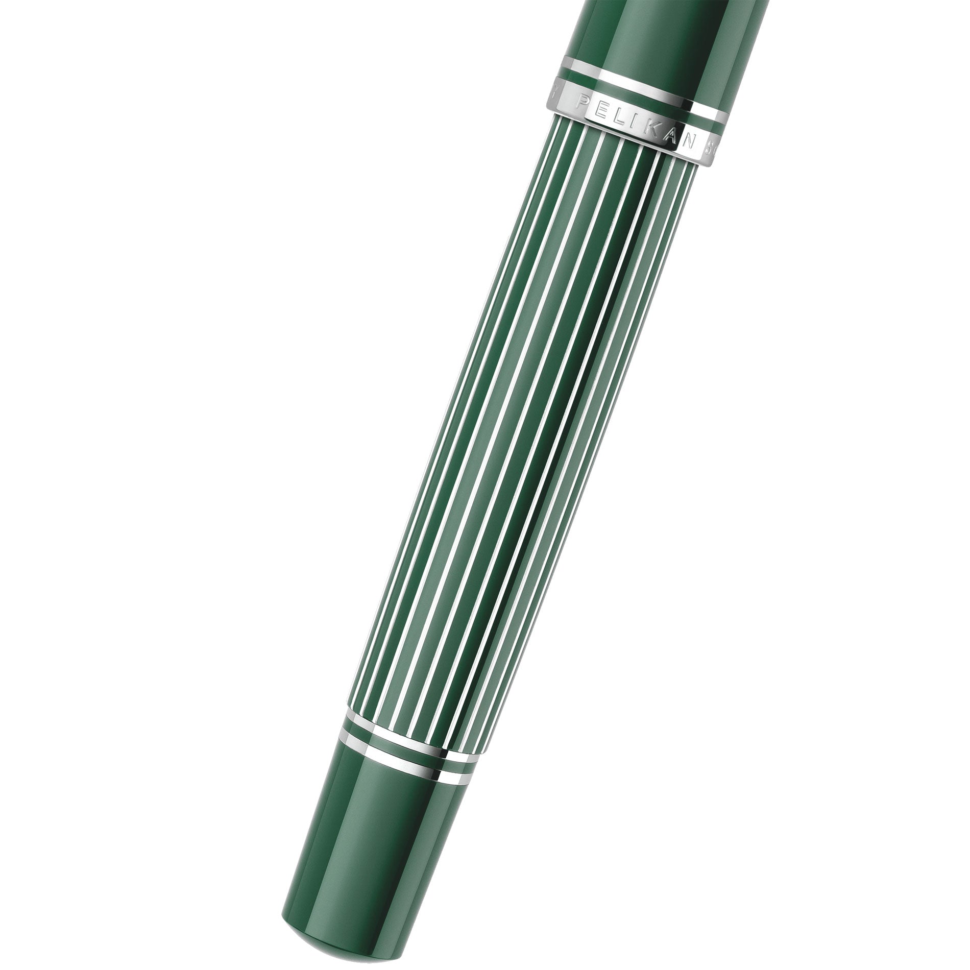 Pelikan Special Edition Souveran M815 Metal Striped Green Fountain Pen