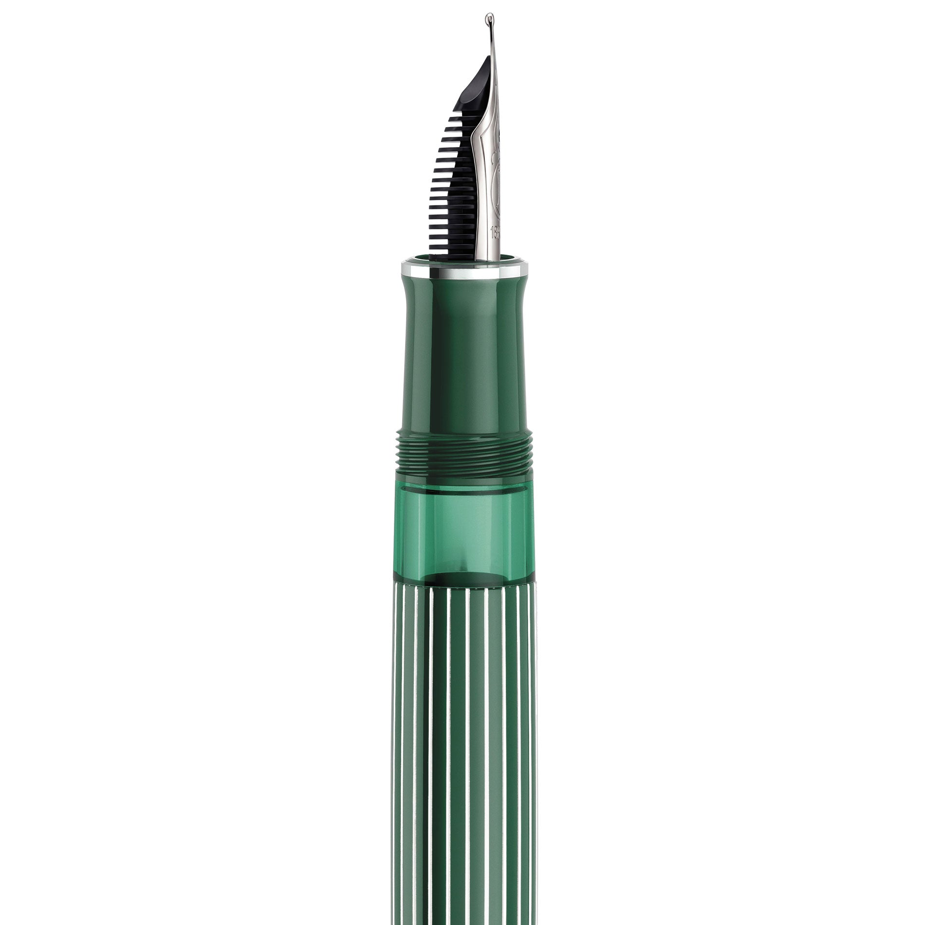 Pelikan Special Edition Souveran M815 Metal Striped Green Fountain Pen