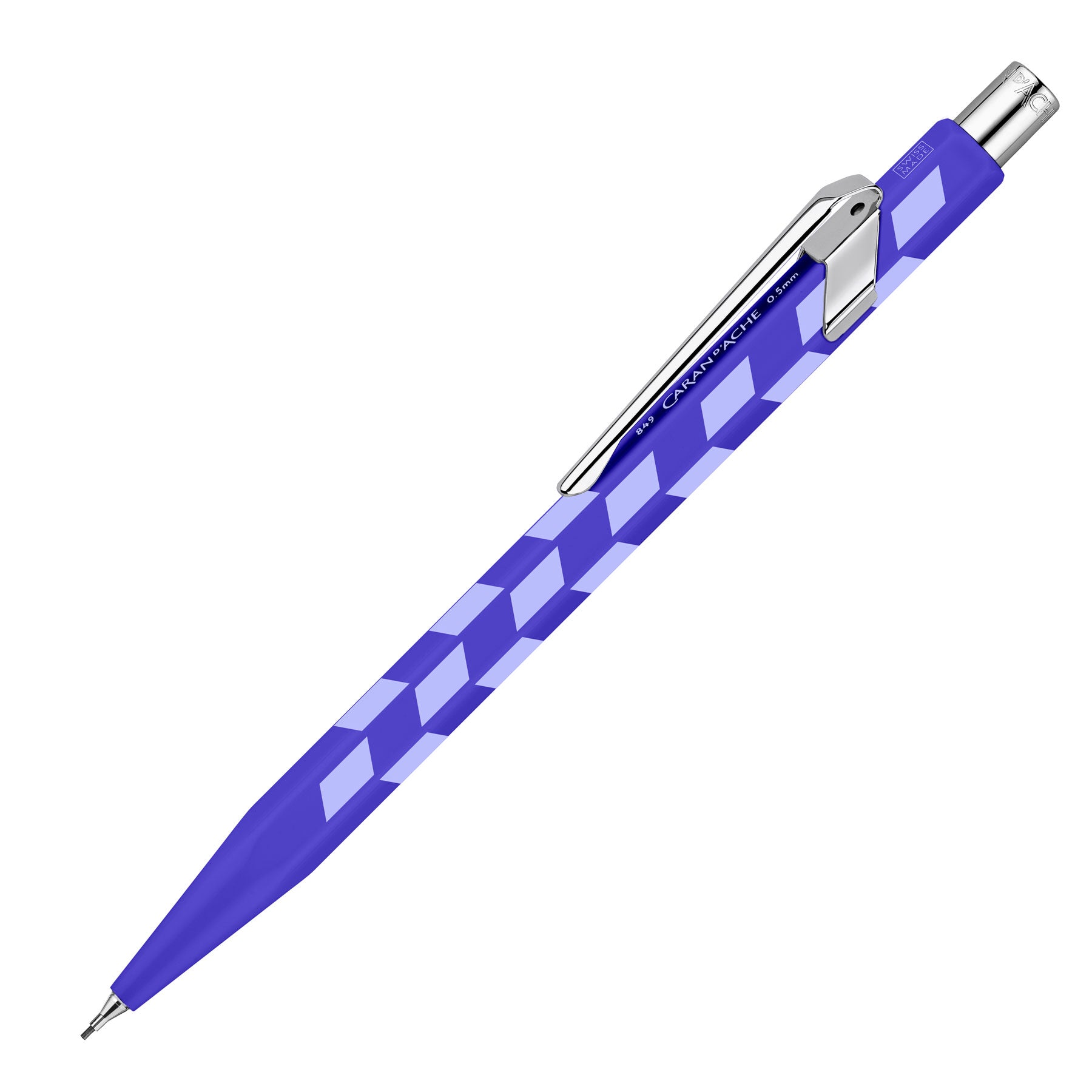 Caran d'Ache 849 Mechanical Pencil Mosaic – 0.5mm (Royal Blue)