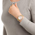 Mondaine Doppio 33 mm IP Gold Stainless Steel Mesh Strap