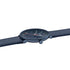 Mondaine Doppio 41 mm Blue Vegan Apple Leather Strap