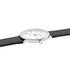 Mondaine Doppio Solar Powered 41 mm Black Vegan Apple Leather Strap