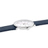 Mondaine Doppio Solar Powered 41 mm Blue Vegan Apple Leather Strap