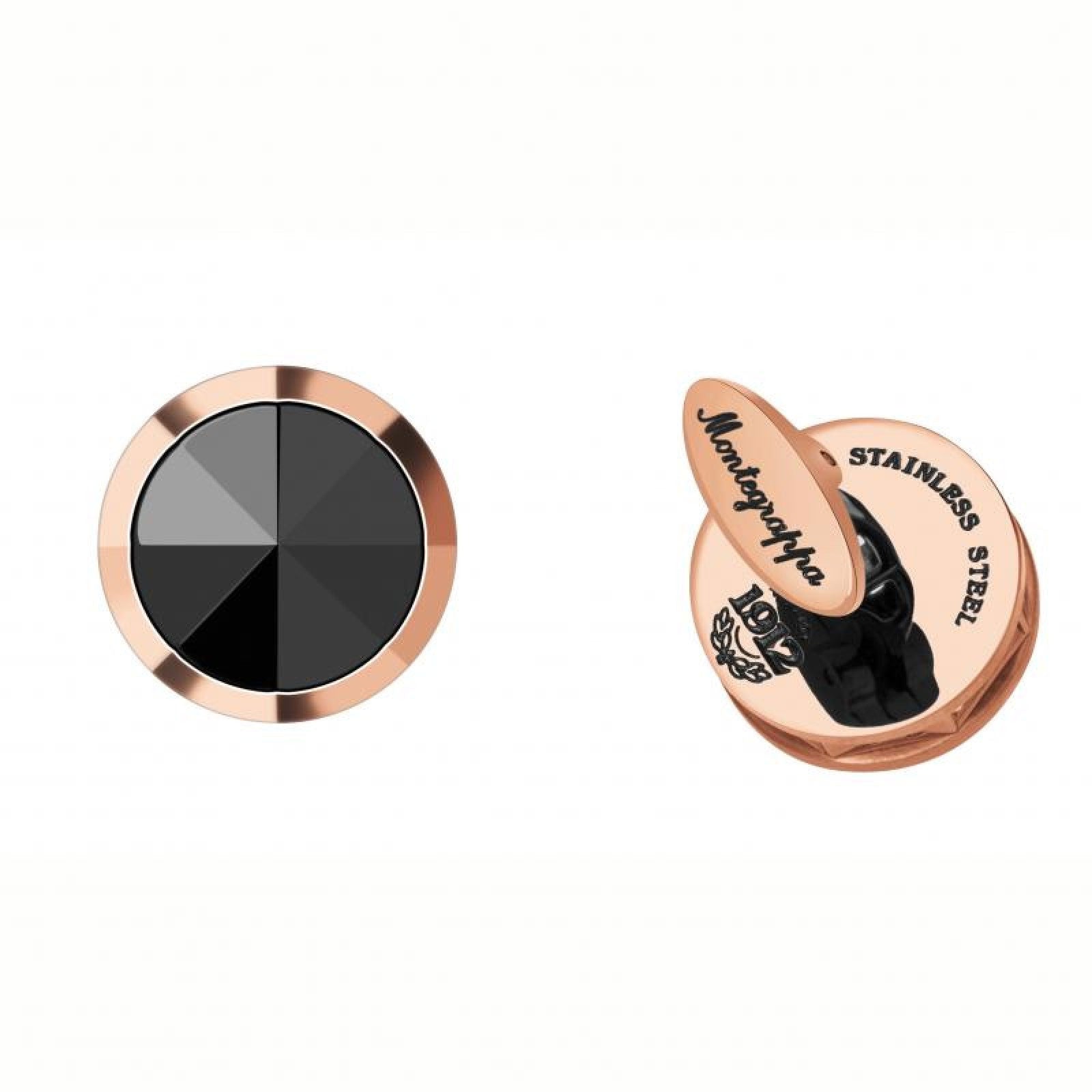 Montegrappa Nerouno Cufflinks Rose Gold