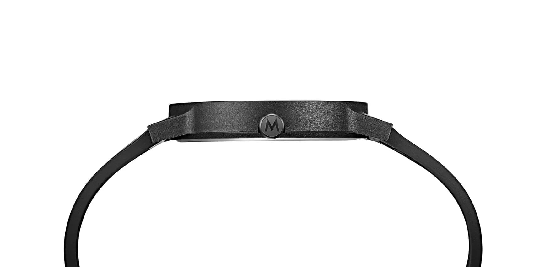 Mondaine Essence Men's Watch, 41 mm, Black Watch Strap