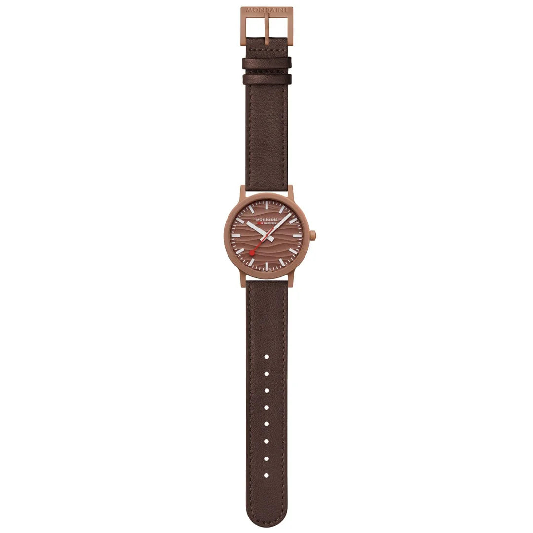 Mondaine Essence, 41 mm Men's Watch, Mocha Mousse, Limited Edition