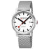 Mondaine Evo2 Automatic Men's Watch, Polished Steel, 40 mm, Stainless Steel Strap