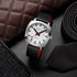 Mondaine Cushion Automatic Watch 39 mm, Black Vegan Leather MSL.3961B.LBV