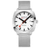 Mondaine Cushion Automatic 39 mm, Stainless Steel Mesh, MSL.3961B.SM