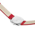 Mondaine Petite Cushion Watch Red vegan grape leather, 31 mm MSL.31110.LCV