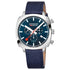 Mondaine Cushion Ocean Blue 41 mm Chronograph Watch MSL.41440.LD.SET