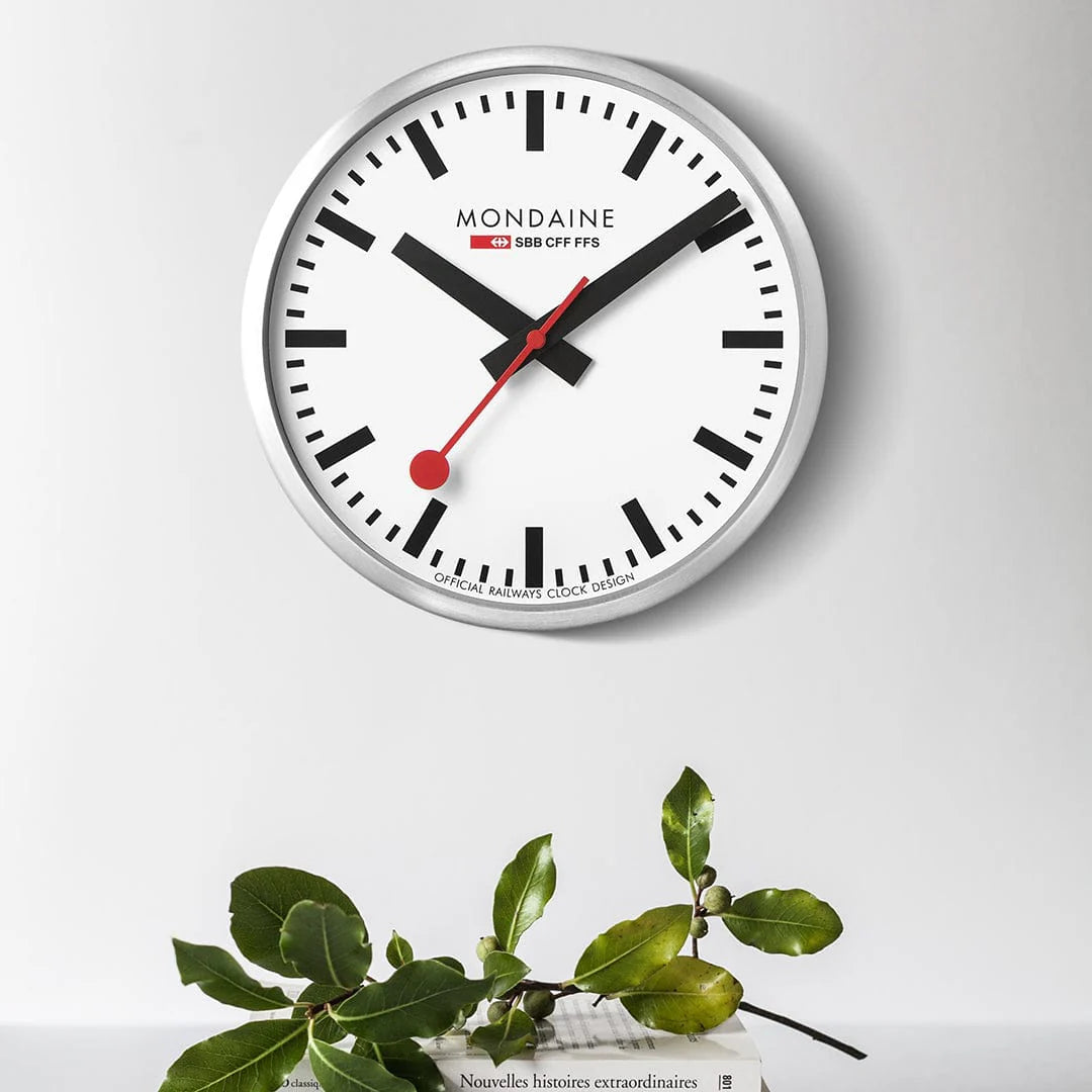 Mondaine Wall Clock stop2go WiFi Wall Clock 25 cm - Altman Luggage 