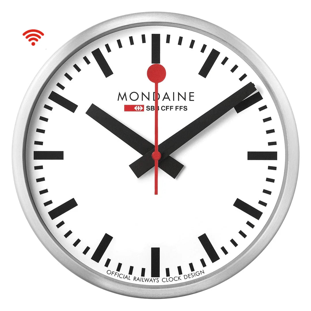 Mondaine Wall Clock stop2go WiFi Wall Clock 25 cm - Altman Luggage 