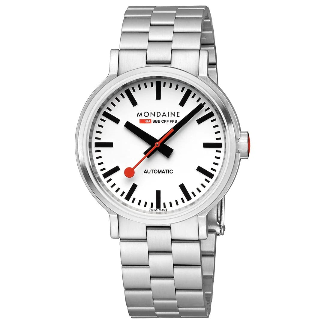 Mondaine Original Automatic Automatic Movement, Stainless Steel, 41 mm