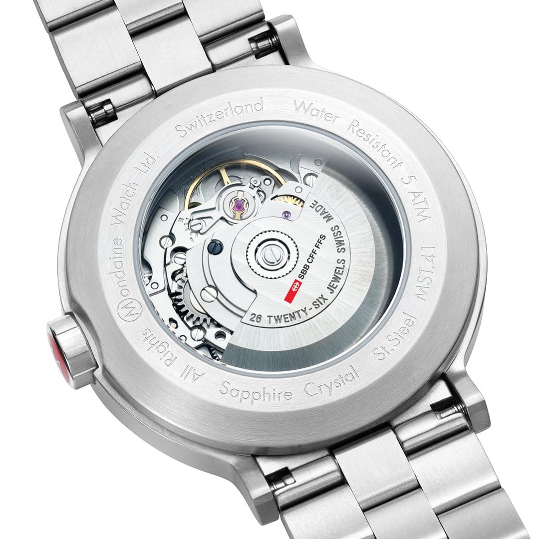 Mondaine Original Automatic Automatic Movement, Stainless Steel, 41 mm