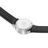 Mondaine stop2go watch Black Vegan Leather Strap, 34 mm