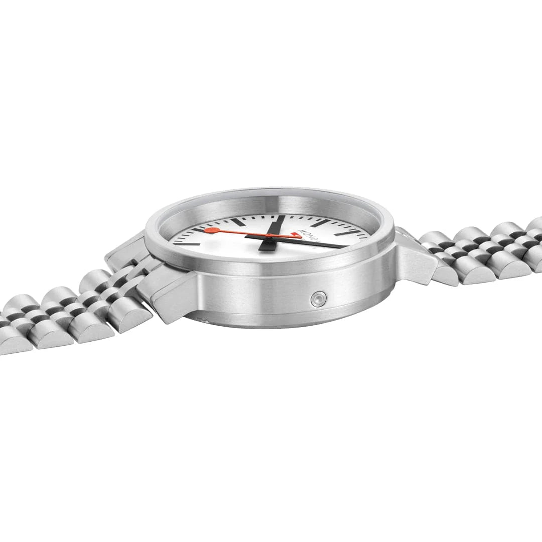 Mondaine stop2go Stainless Steel, 41 mm