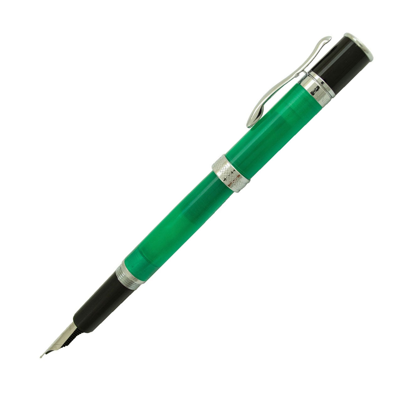 Monteverde Jewelria Round Resin Fountain Pen Green