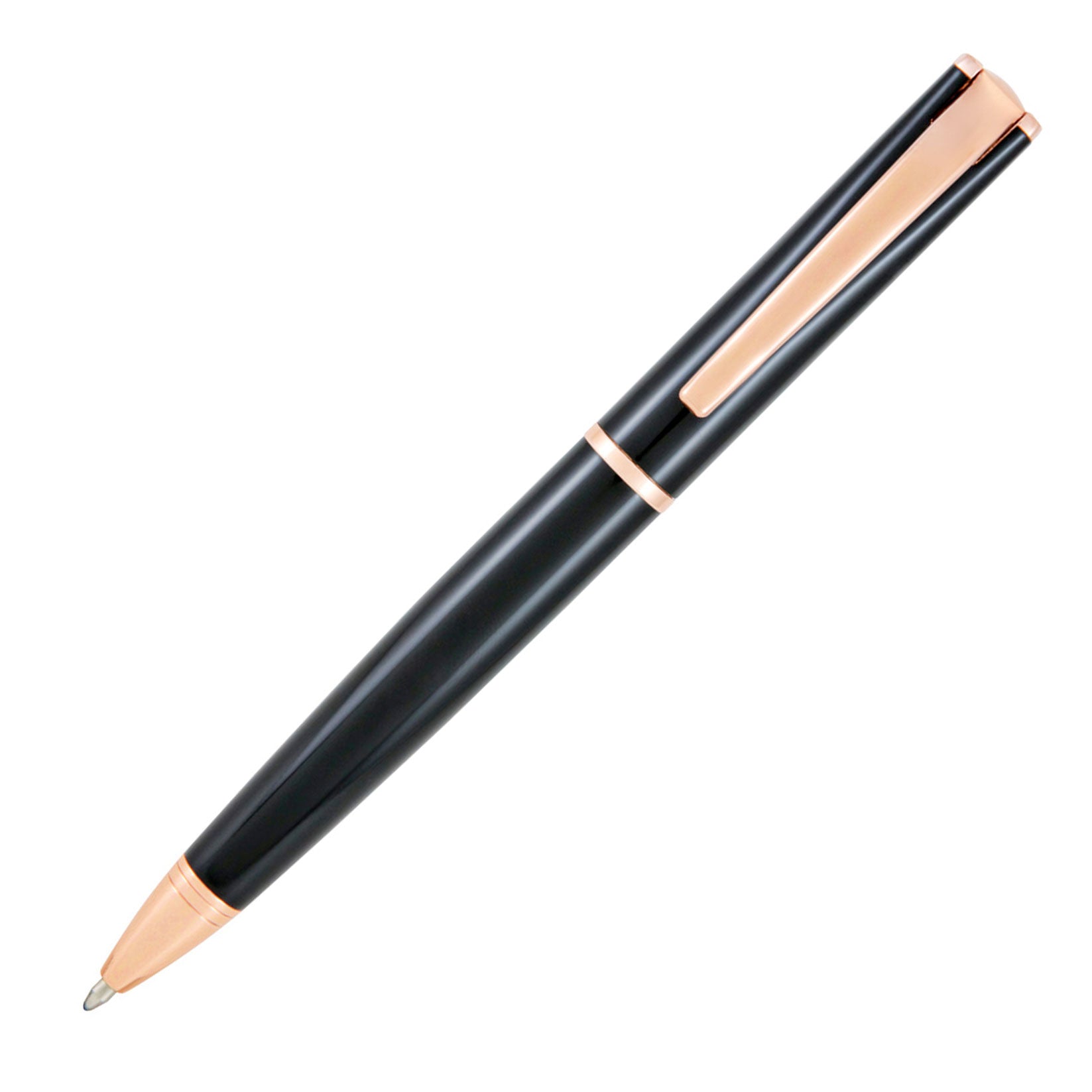 Monteverde USA Impressa Ballpoint Pen - Black With Gold Trim