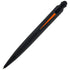 Monteverde One Touch Stylus Matte Carbon Ballpoint Pen With Orange Clip