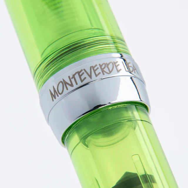 Monteverde  USA® Monza ID Green Fountain Pen OMNIFlex Nib (cartridge/converter/eyedropper filling system)