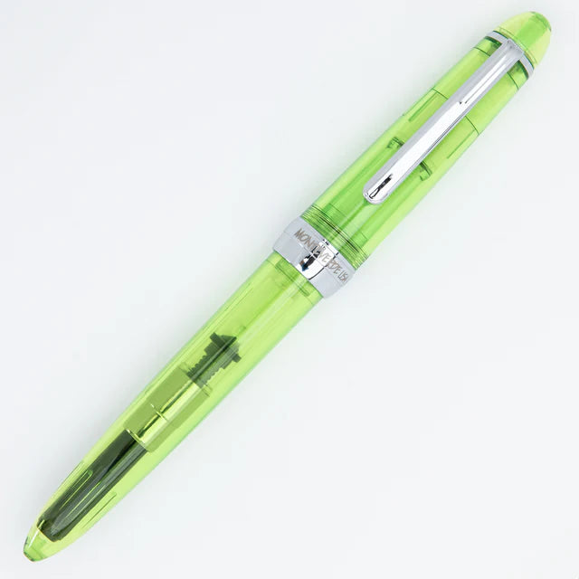 Monteverde  USA® Monza ID Green Fountain Pen OMNIFlex Nib (cartridge/converter/eyedropper filling system)