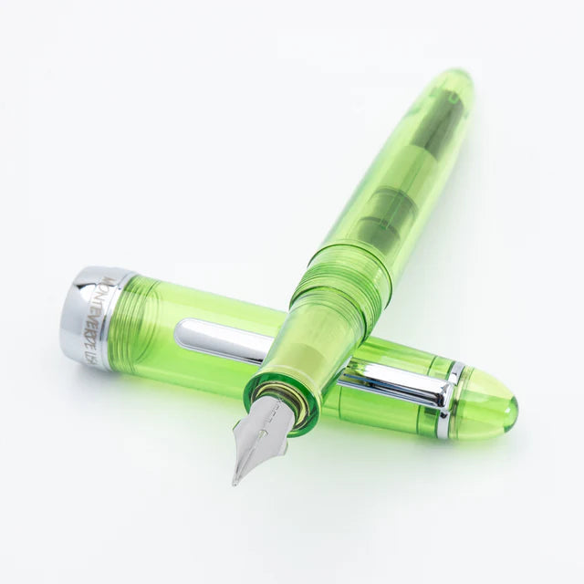 Monteverde  USA® Monza ID Green Fountain Pen OMNIFlex Nib (cartridge/converter/eyedropper filling system)