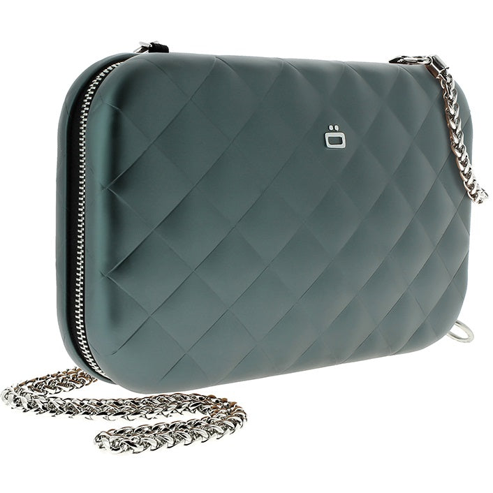 OGON Aluminum Quilted Lady Bag Platinum